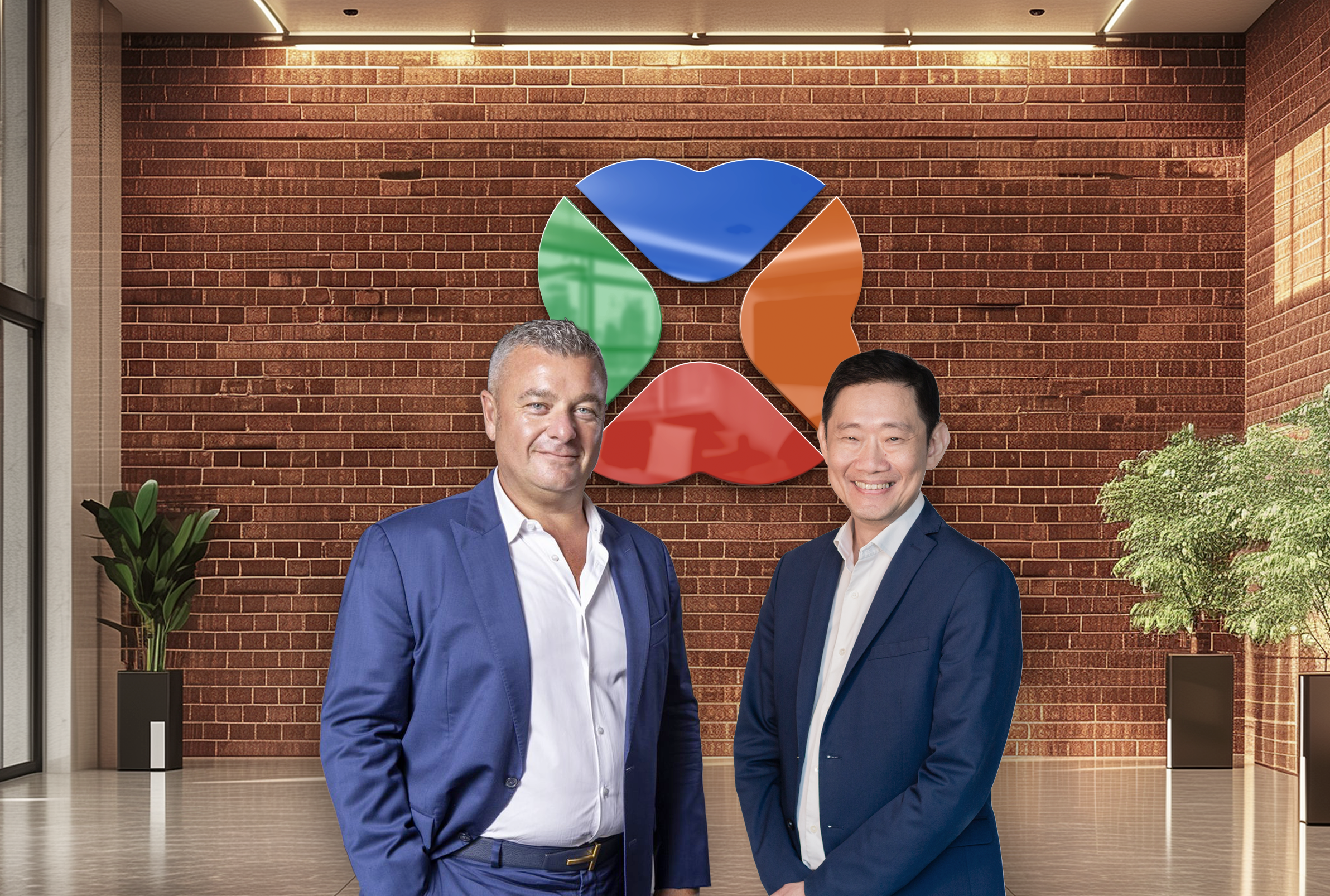 Lakeba CEO Giuseppe Porcelli and new board member Kevin Wo, Microsoft's Managing Director for Global Partner Solutions in the Asia Pacific, posing together to mark Wo's appointment aimed at driving Lakeba's expansion into Southeast Asia.