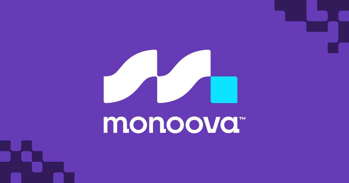 Monoova’s new logo and branding