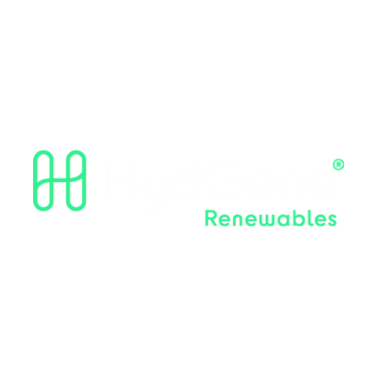 HydGene Renewables logo, representing sustainable hydrogen technology for clean energy solutions.