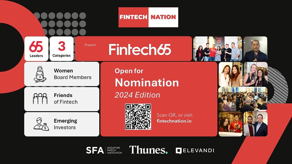 Fintech Nation Fintech65 2024 celebrates top talents in Singapore’s fintech industry.