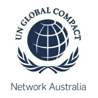 UN Global Compact Network Australia (UNGCNA) logo.